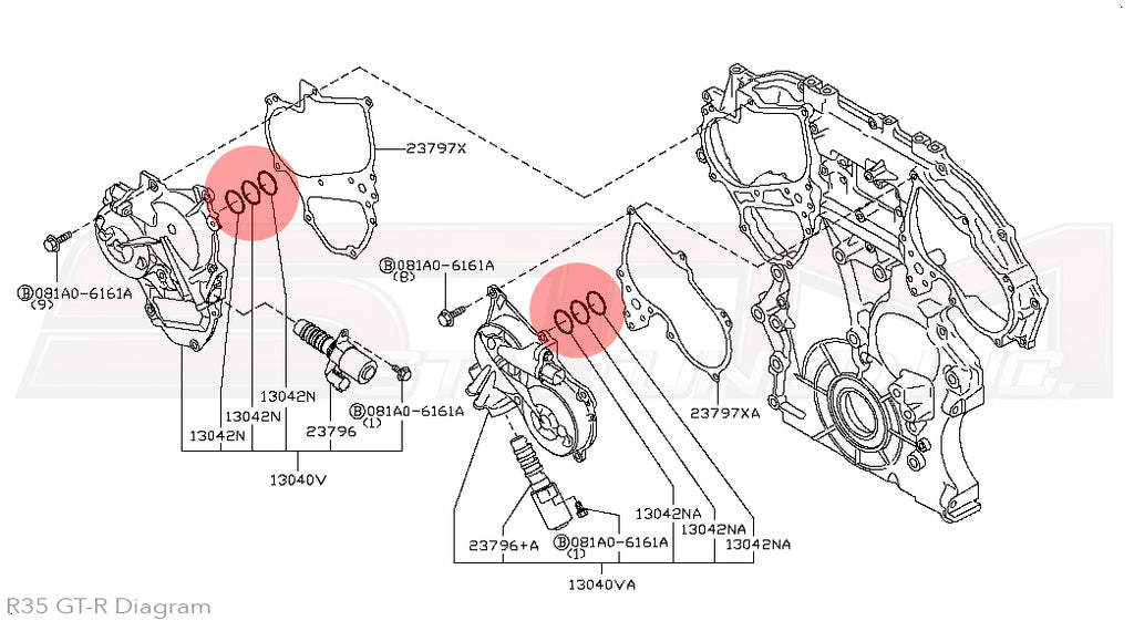 13042 3hd0a oem nissan intake cam seal r35 gtr 350z 370z nissan intake cam seal 13042 3hd0a r35 gtr 350z 370z
