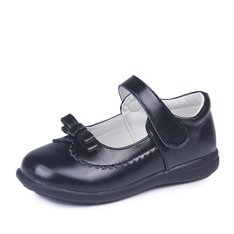 girls black school shoes size 7