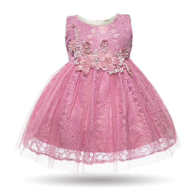 pink christening dresses