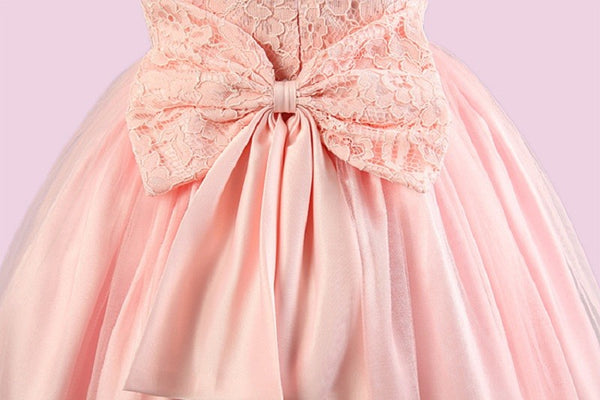 Newborn Baby Girl Wedding Birthday Christening Ball Gown Lace Tutu Dress