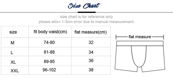 Mens Boxer Size Chart - Greenbushfarm.com