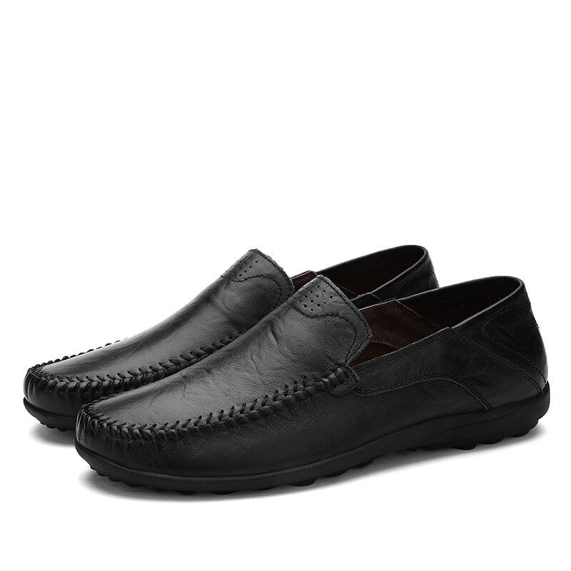 2019 Men Shoes Casual Luxury Brand Italian Mens Loafers Genuine Leathe Threadcreed 1175