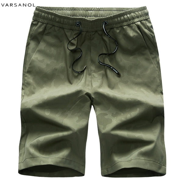 Men Summer Military Shorts Cotton Clothing Army Green Print Shorts ...