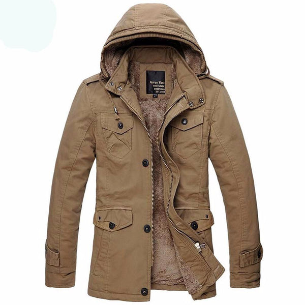 Thickening Faux Fur Winter Coat Parka Super Warm Greatcoat Cotton Jack ...