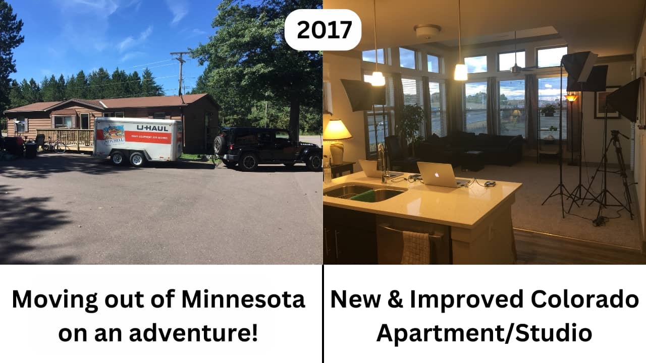 cabin in minnesota and apartment in colorado