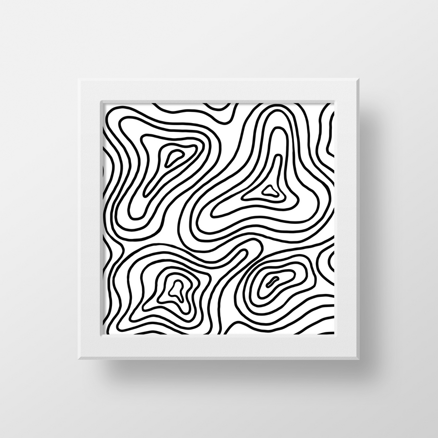 contour line art generator