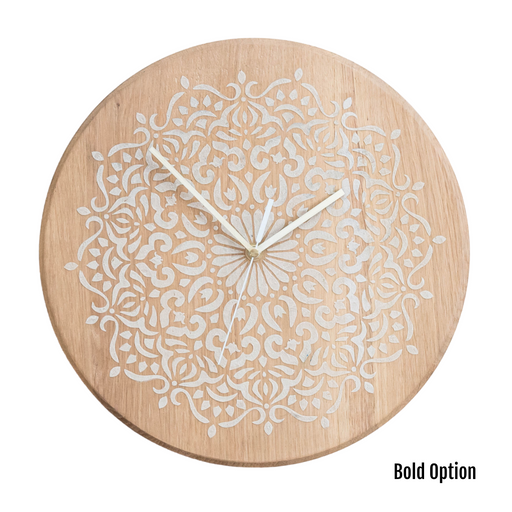 Liam Wall Clock in Oak - KNUS — KNUS Home Decor