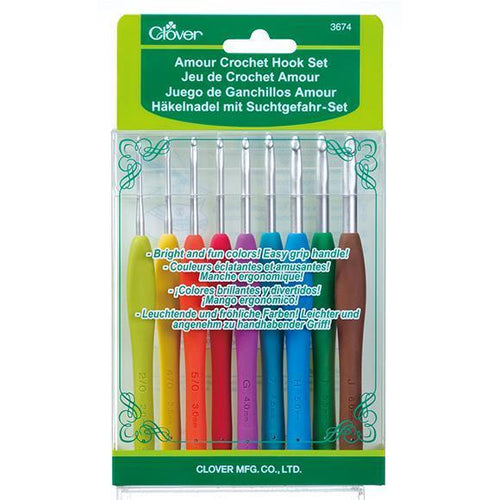 Clover Amour Crochet Hooks for amigurumi at Knitnstitch in Kingsland