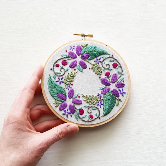 Morning Blooms Embroidery Pattern (PDF)