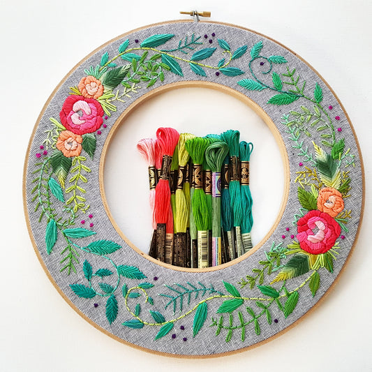 Faux Wood Embroidery Hoops – Jessica Long Embroidery