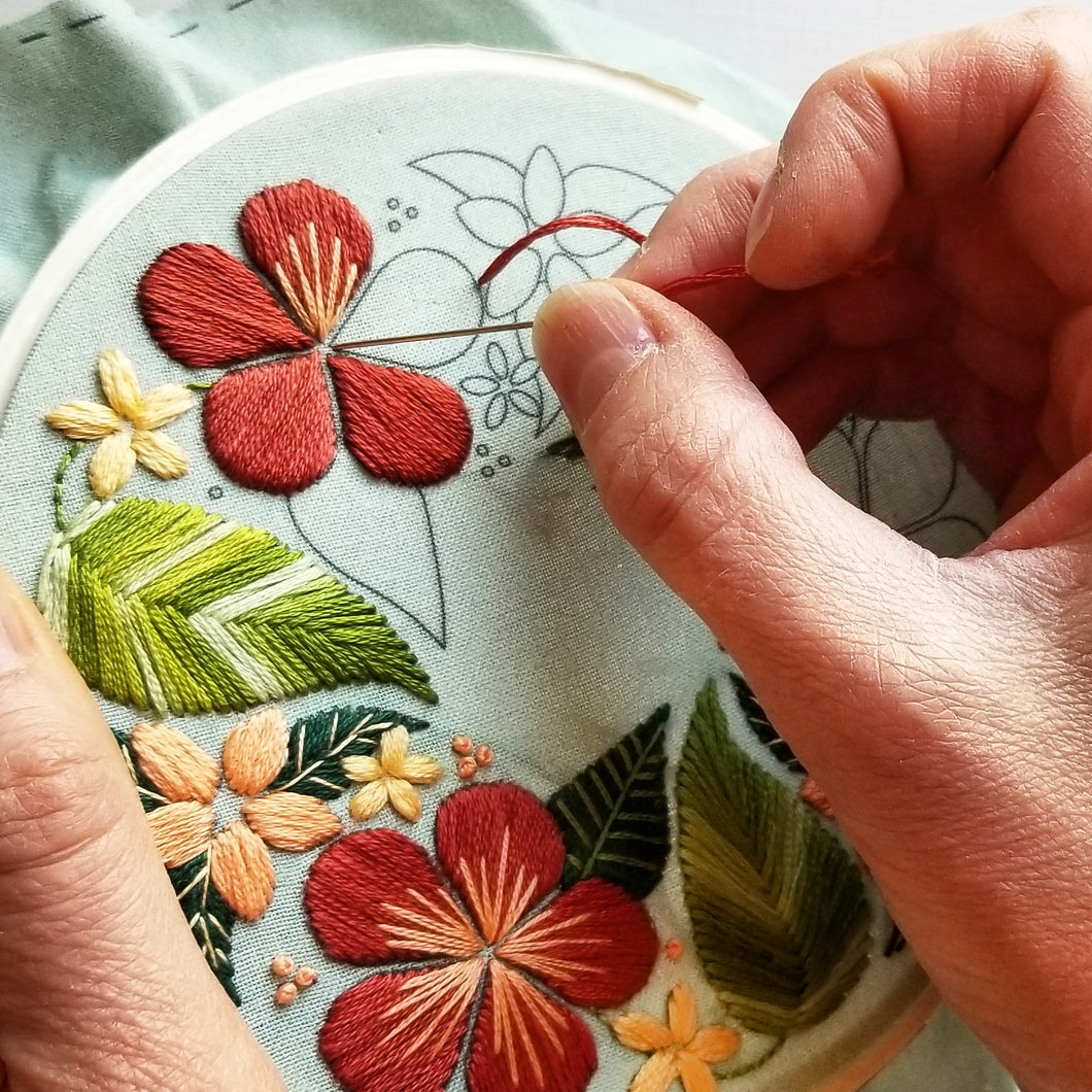 free paper embroidery patterns and instructions