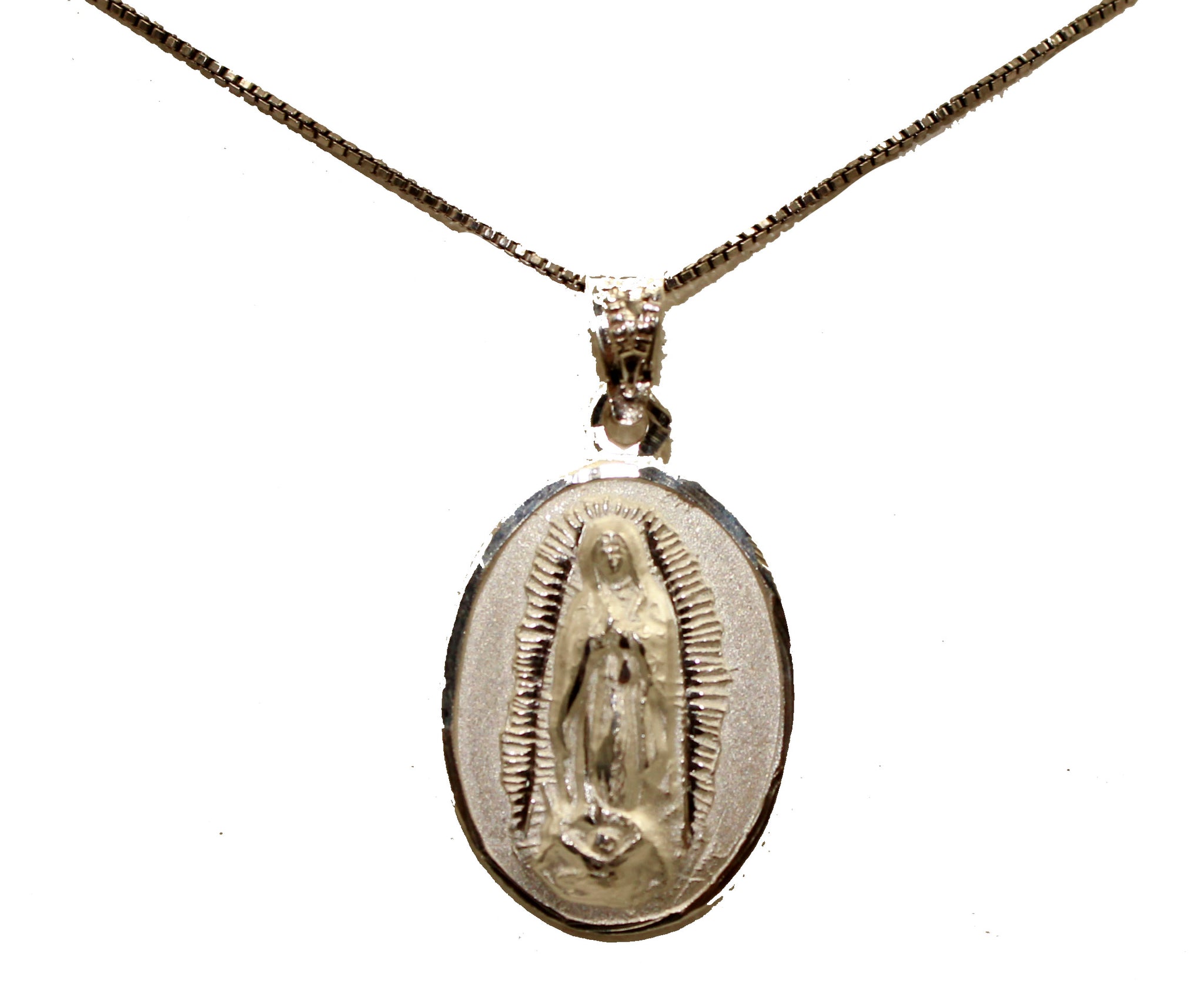 Our Lady of Guadalupe Necklace - Dainty Catholic Jewelry – The Little  Catholic