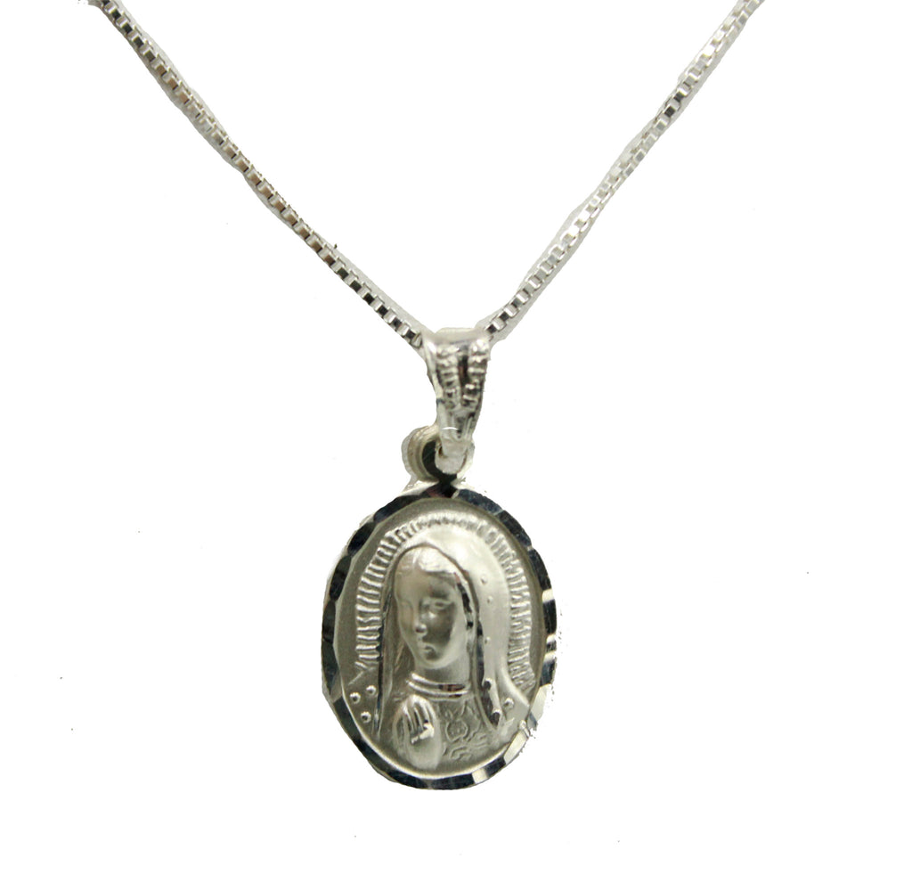 Sterling Silver Our Lady of Guadalupe Medal