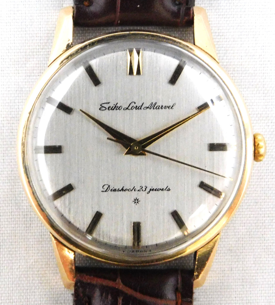 Seiko Lord Marvel 15023E 14k Gold Filled 23 Jewels Manual Wind 1960's –  Vincent Palazzolo