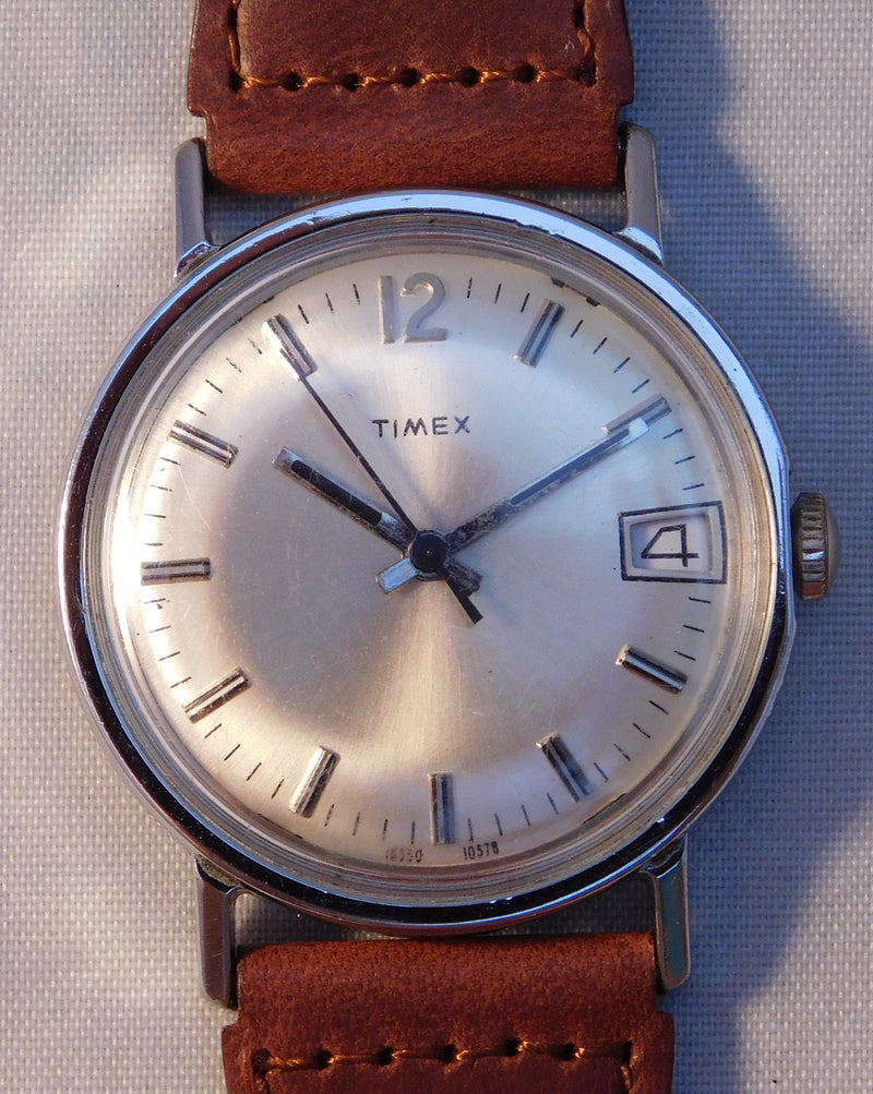 Timex Mercury/Sprite Manual Wind Silver Dial SS Date 1978 Mens Watch.. –  Vincent Palazzolo