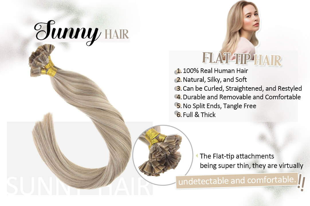 Flat Tip Hair Extensions