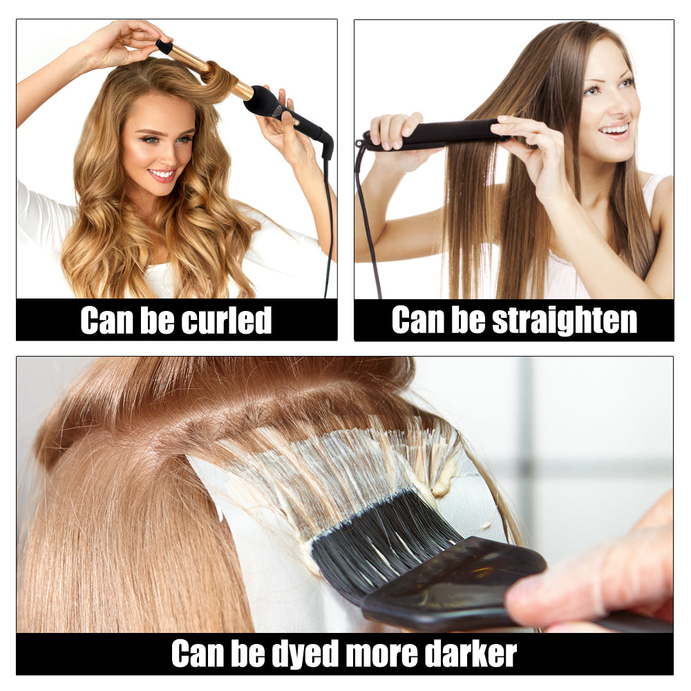 Bleach Blonde Tape in  Human Hair Extensions，hair set tape hair extensions