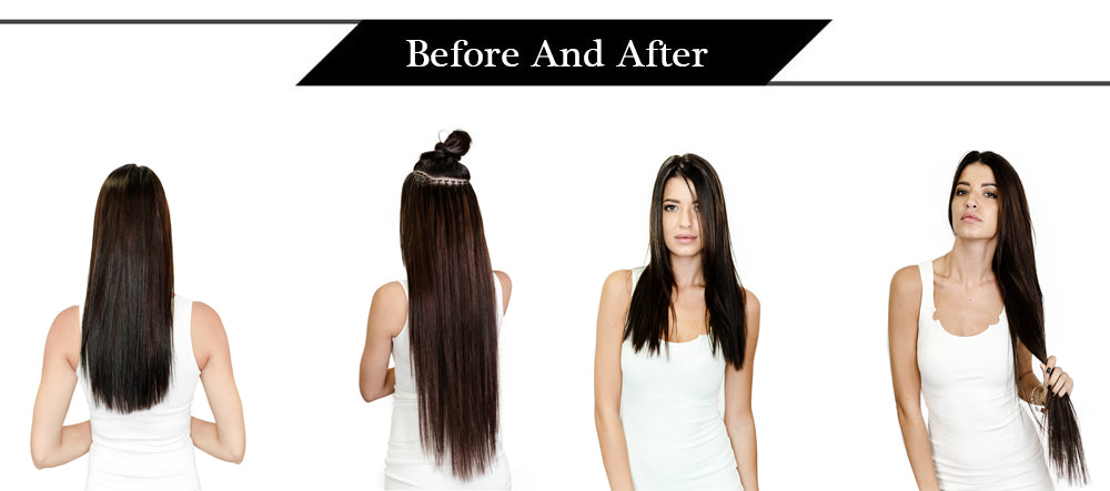 Keratin I Tip Jet Black Human Hair Extensions