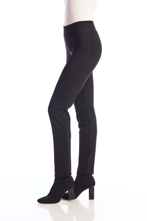 Up 28 Inch Luxury Ponte Slim Ankle Pant in Black