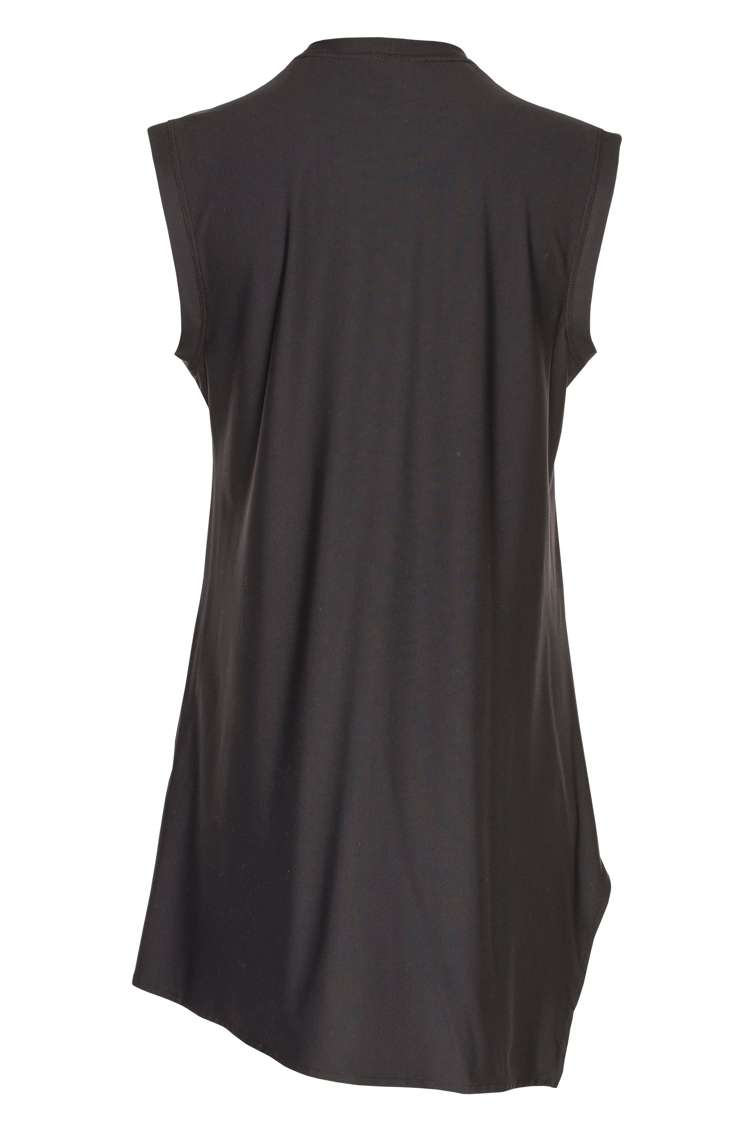 Black Jersey Folded Front Singlet 7232 – DIGBYS Boutique