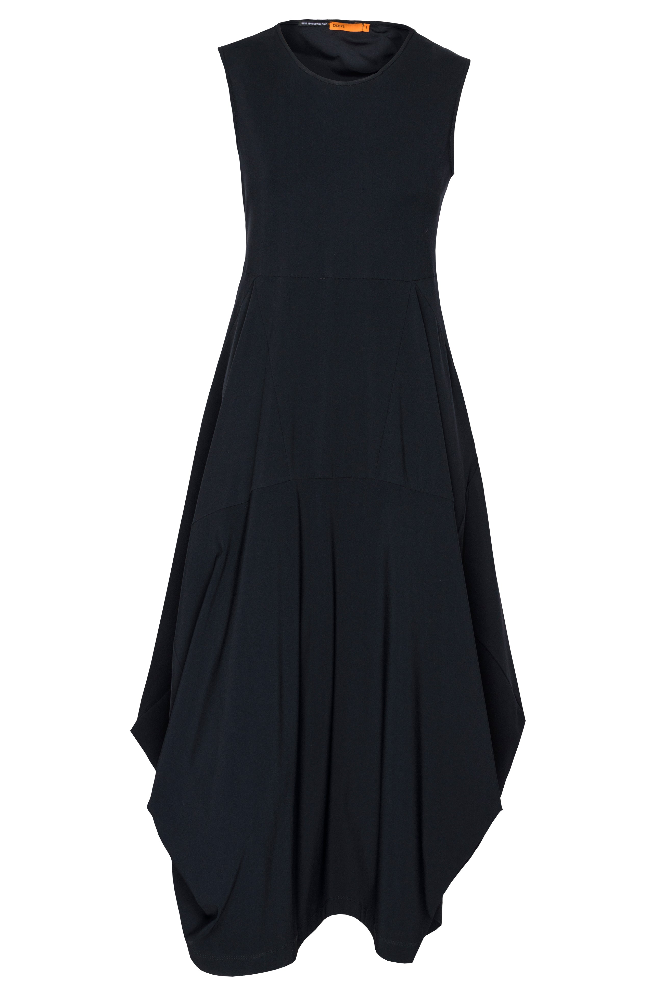 Black Jersey Multipanel Dress 3244 – DIGBYS Boutique