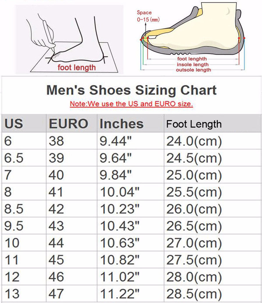 11 inches shoe size men's