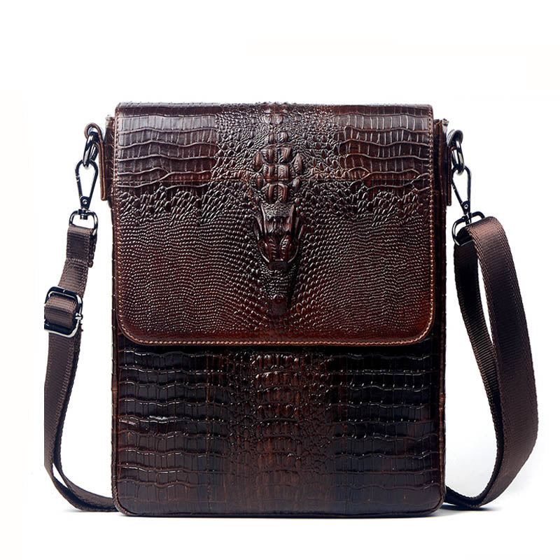 mens crocodile bag