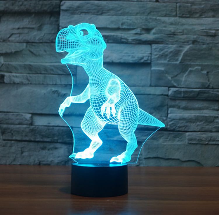 3d lamp dinosaur