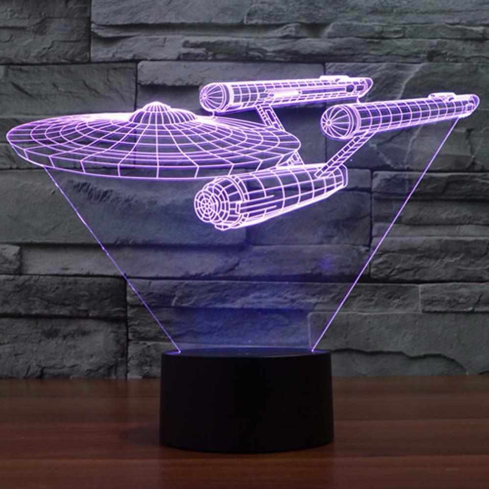 In succes Uitgaan van Star Trek 3D Illusion Lamp - Boffo Lights