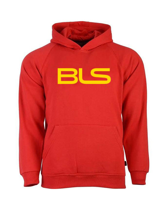 red and gold hoodie