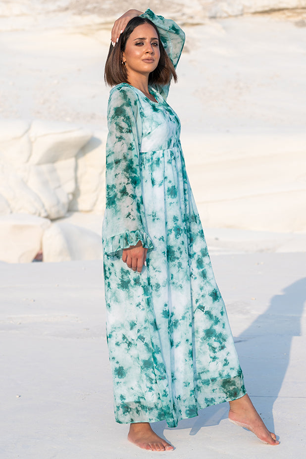 seven wonders maxi in green