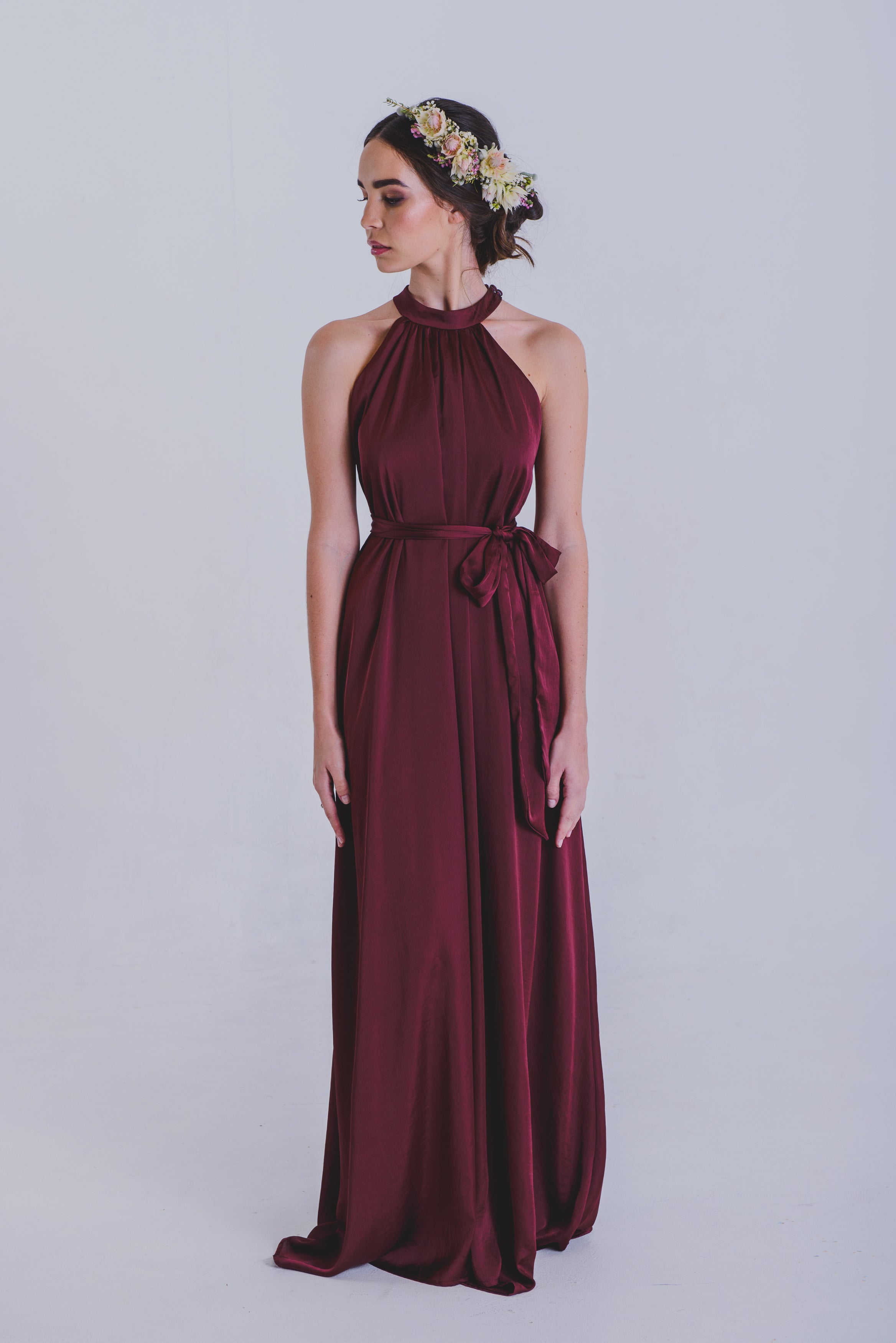 floor length evening gown