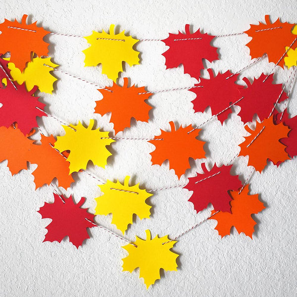 fall paper garland