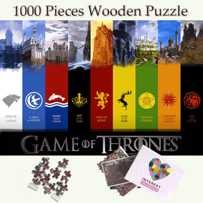 Game Of Thrones Family Puzzle Thurfy