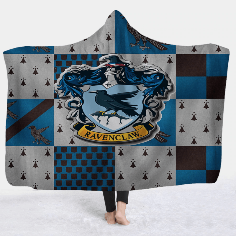 hogwarts hooded blanket