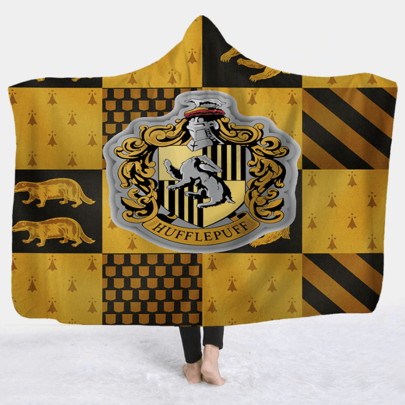 hogwarts hooded blanket