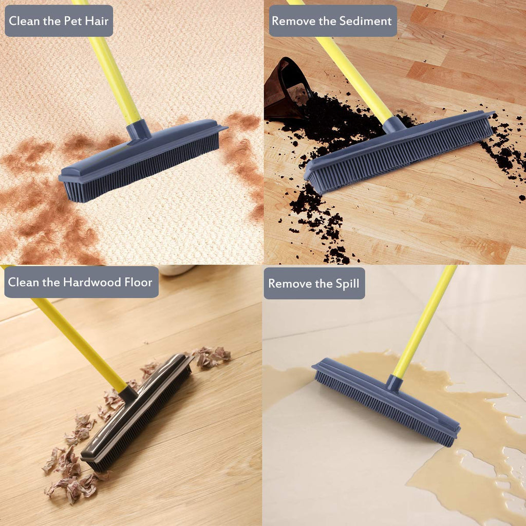 PerfectSweeper™ ALL-IN-ONE Rubber Broom With Squeegee – Odell's House