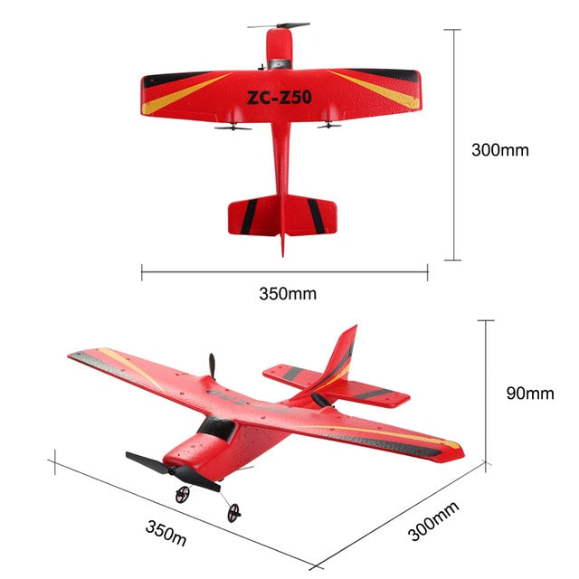 high torque aerobatic gliding rc airplane