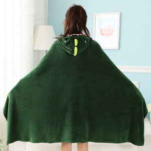 Dinosaur Hooded Blanket For Kids And Adults Superhero Gear