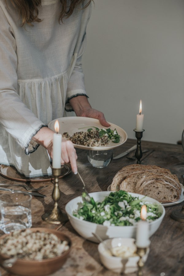 Serving bowls are perfect for a casual dinner party