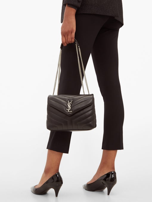 saint laurent quilted shoulder bag