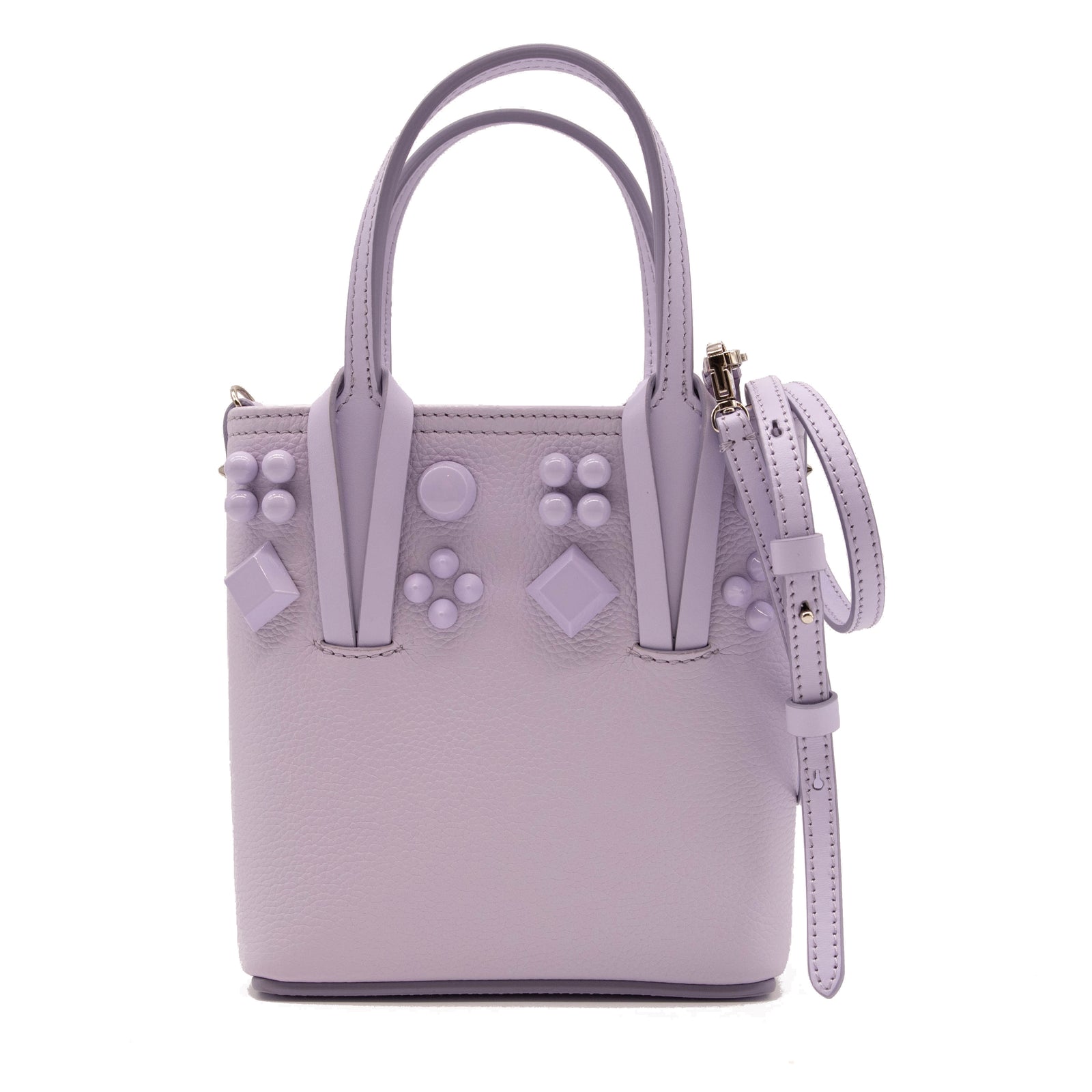 Christian Louboutin Radioloubi Small Leather Crossbody Bag Lilac Perfo -  MyDesignerly