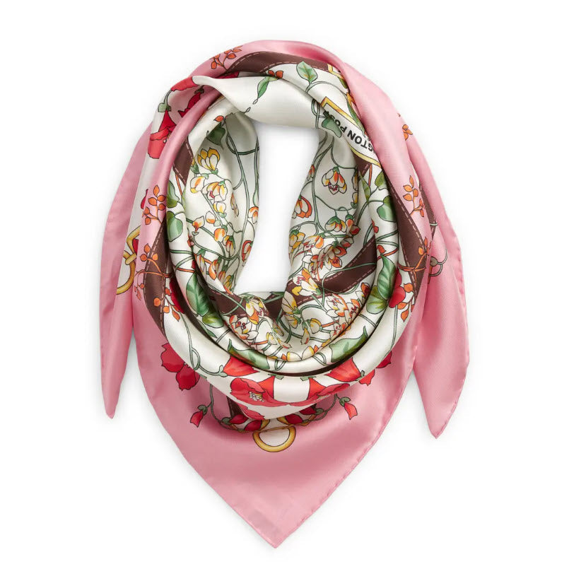 Burberry Ken Floral Print Silk Scarf - MyDesignerly