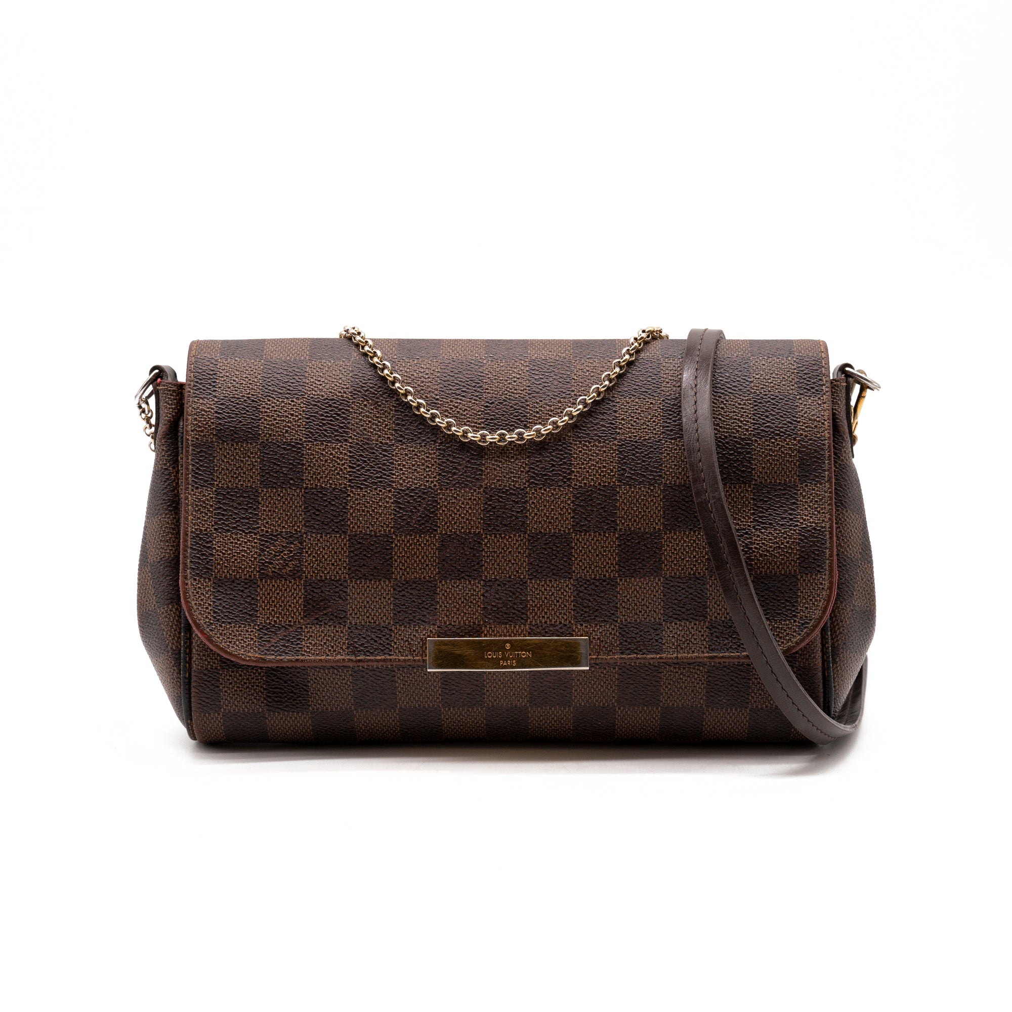 Louis Vuitton Neverfull Mm Brown Damier Ébène Canvas Tote - MyDesignerly