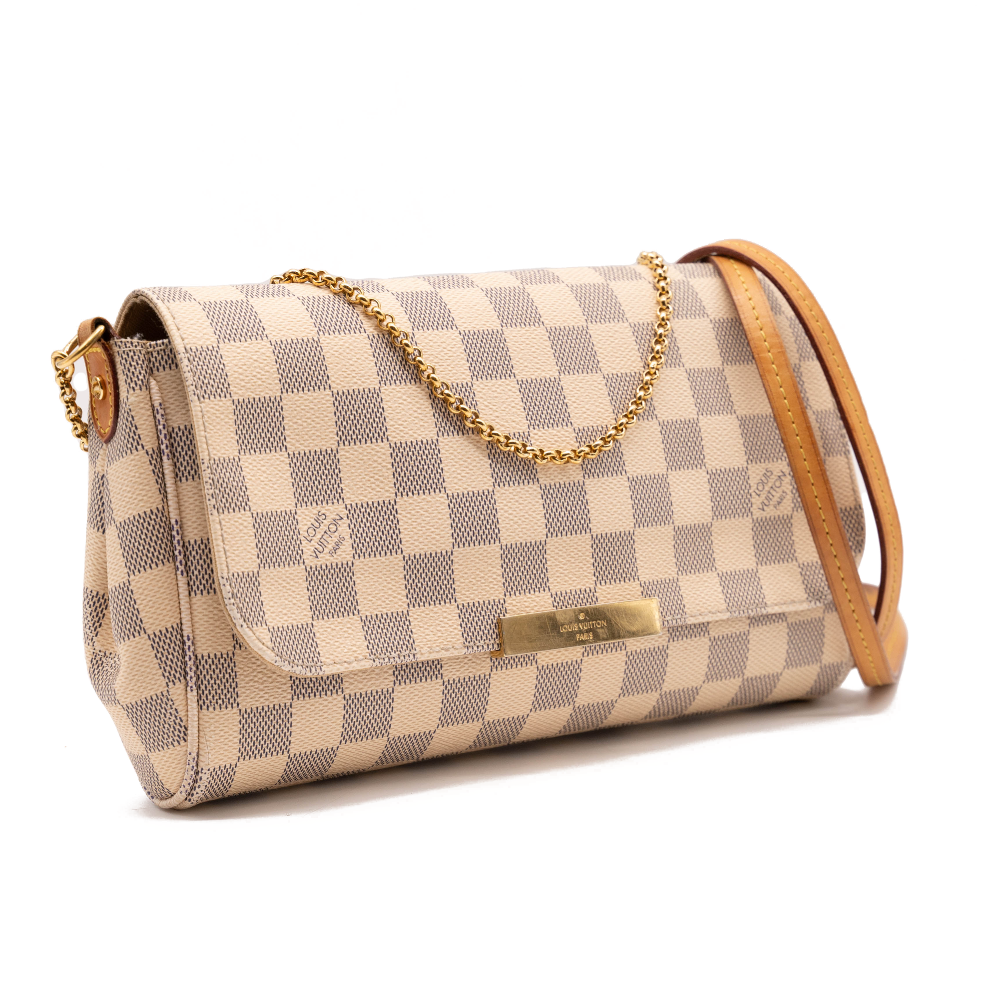 Louis-Vuitton-Damier-Azur-Favorite-MM-2Way-Hand-Bag-N41275 – dct