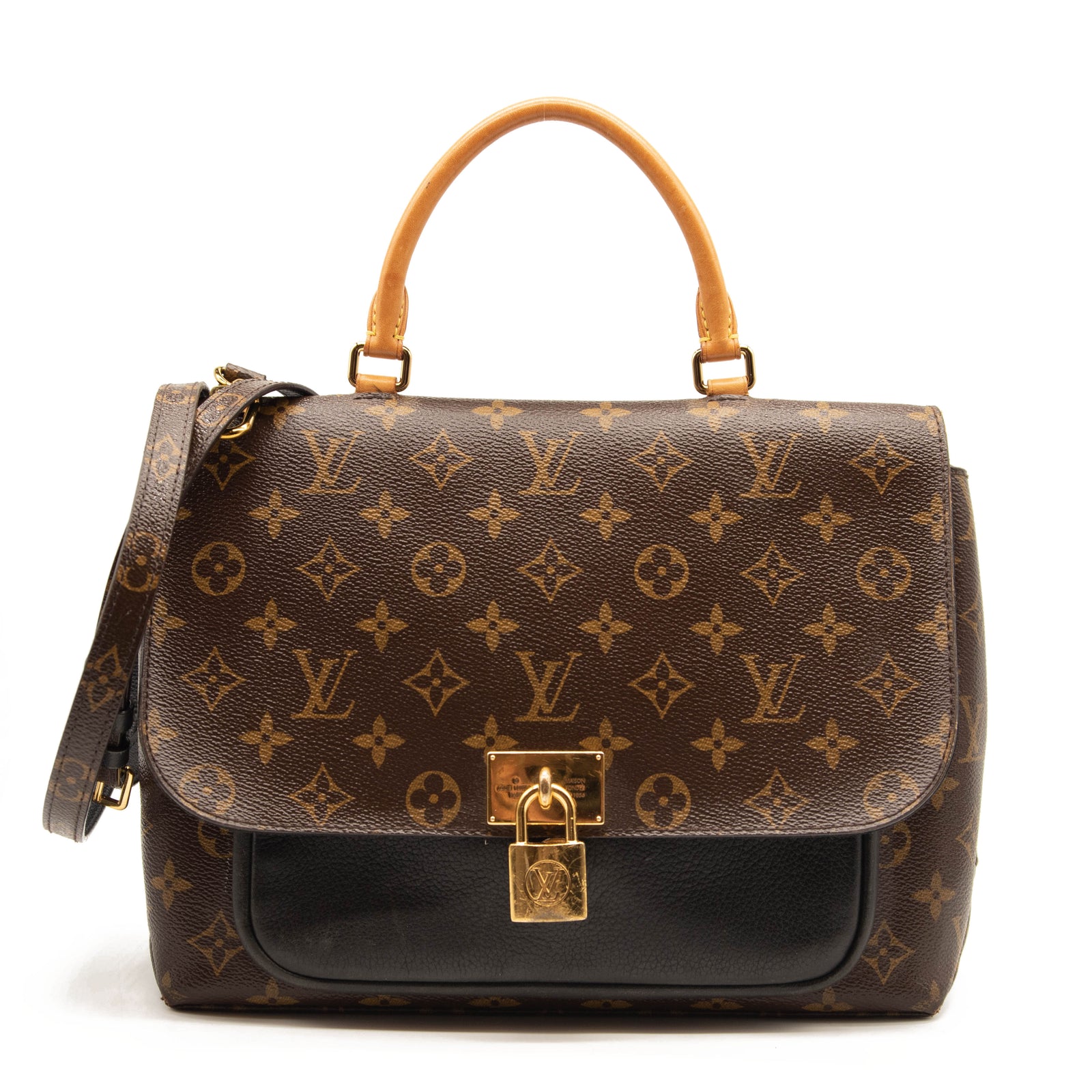 Marignan cloth crossbody bag Louis Vuitton Brown in Cloth - 20961306