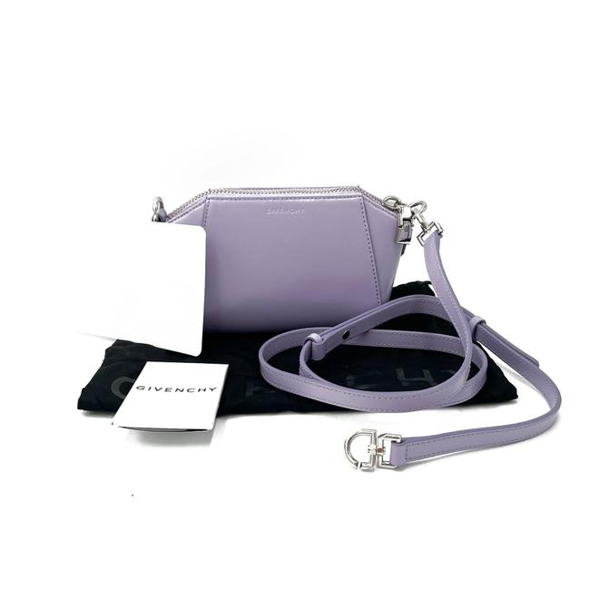 Givenchy Antigona Nano Purple Smooth and Patent-leather Shoulder Bag -  MyDesignerly