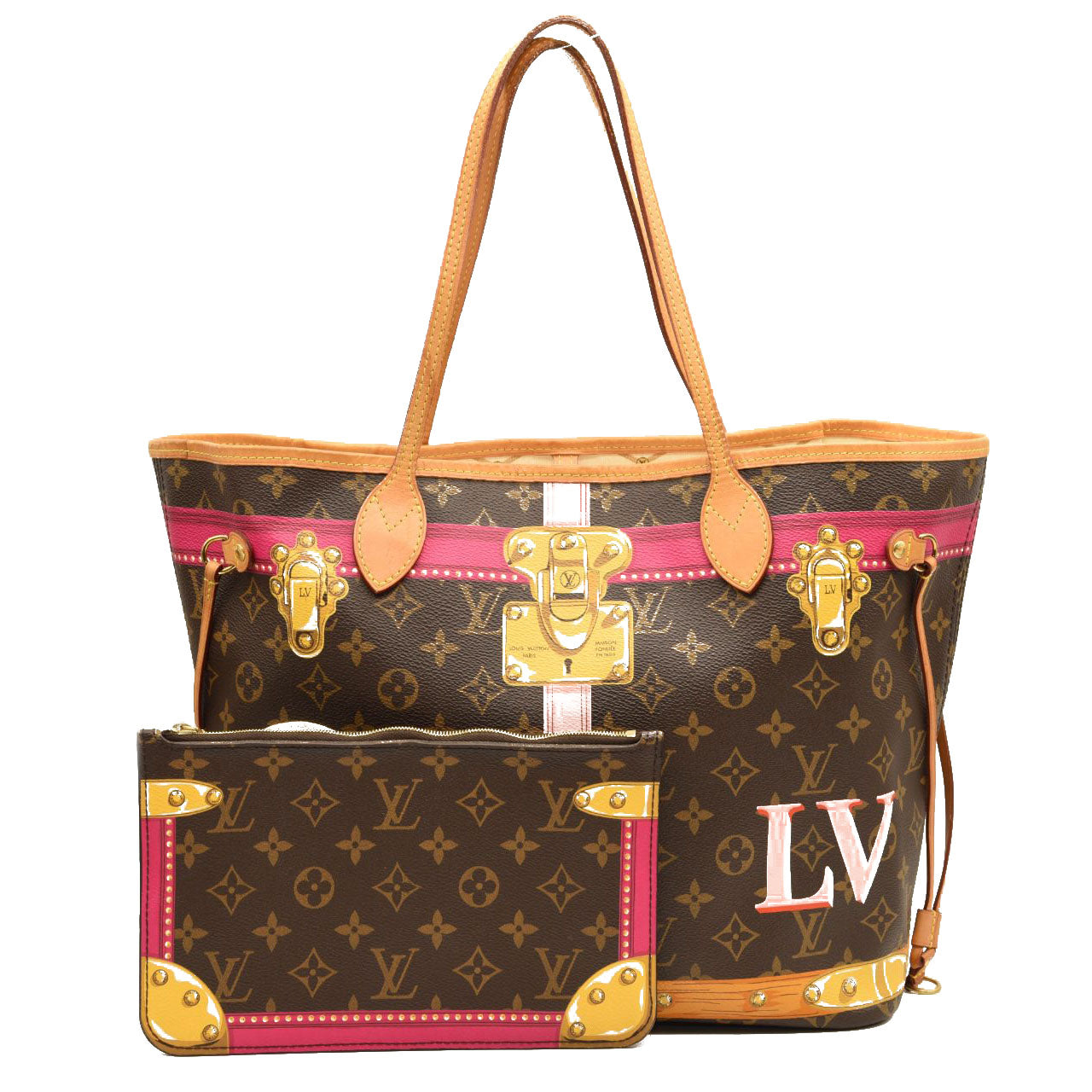 Louis Vuitton Monogram Summer Trunks Speedy Bandouliere 30 - Brown
