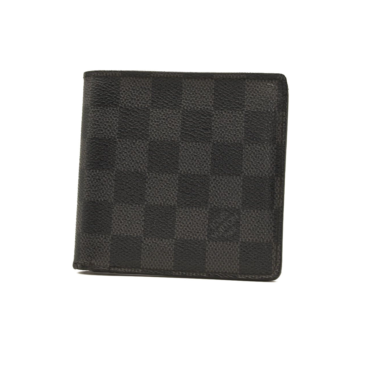 LOUIS VUITTON Damier Graphite Canvas Multiple Wallet Black