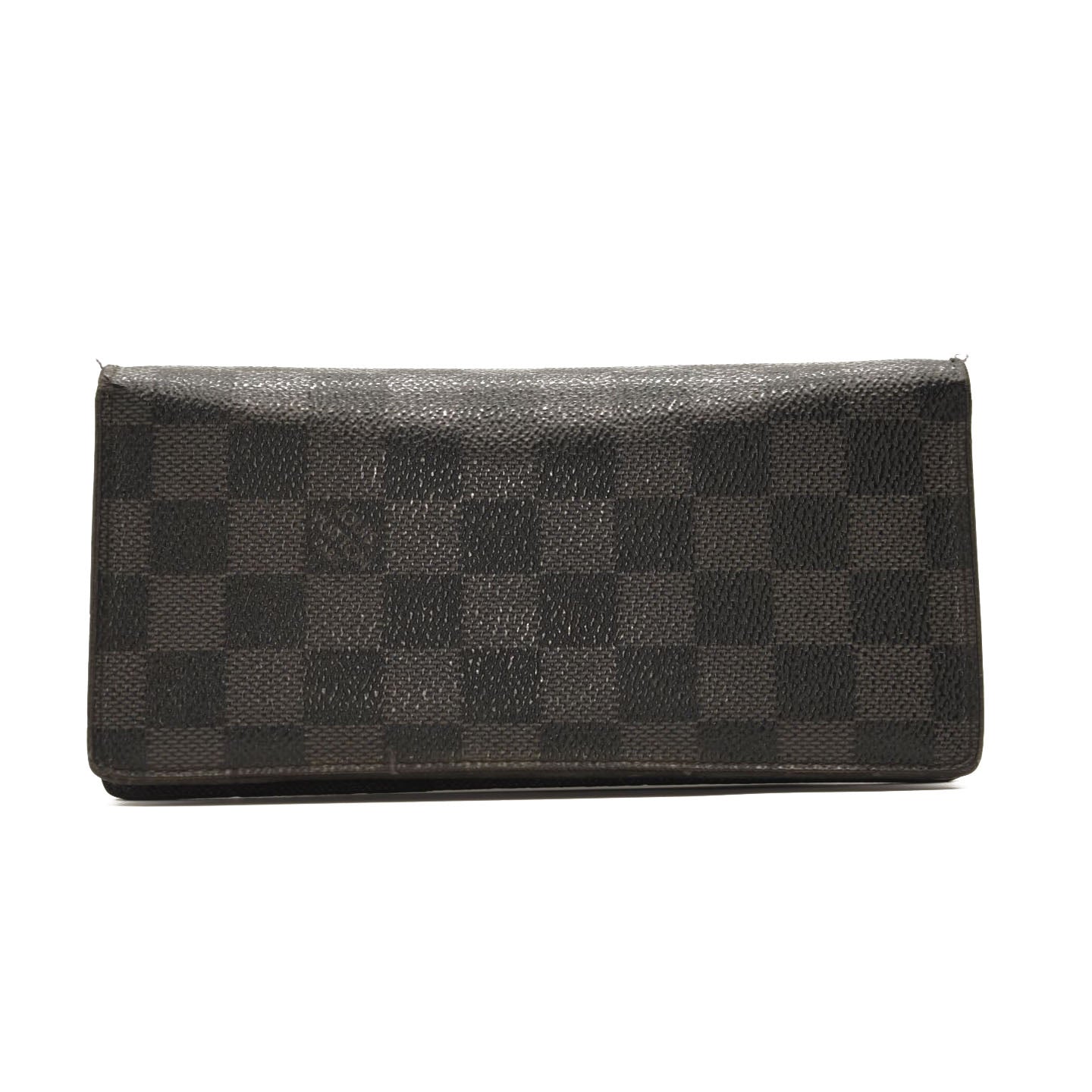 USED $905 LOUIS VUITTON Calfskin Double V Wallet Black - MyDesignerly